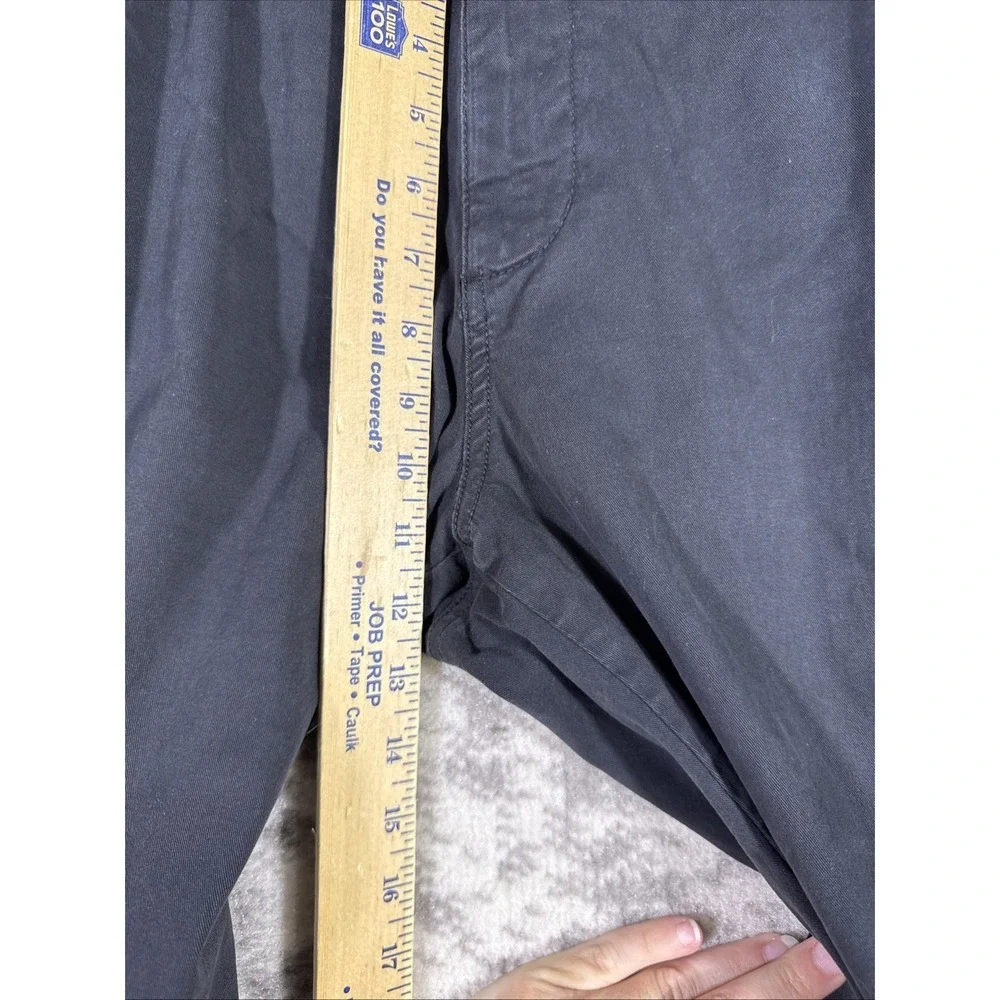 Bearbottom Pants Mens Size Extra Large Black‎ Tapered Leg Stretch Chino Preppy